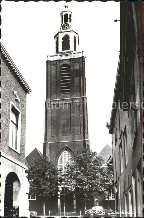 Vlaardingen Schoolstraat mit Kirche