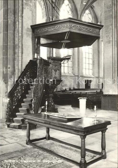 Zutphen Preekastoel Sankt Walburgskerk