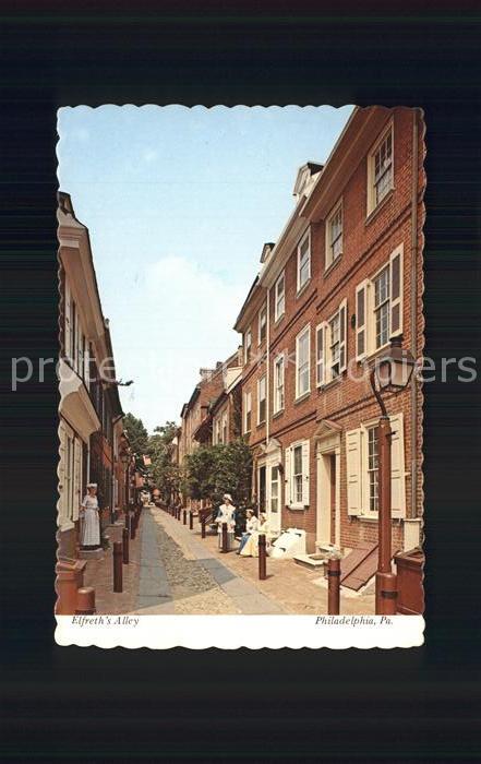 Philadelphia Pennsylvania Elfreth`s Alley