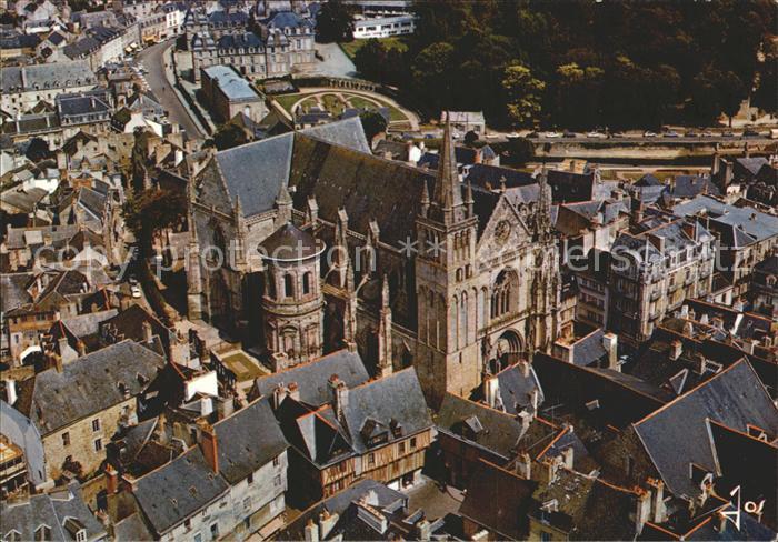 Vannes 56 Fliegeraufnahme Kathedrale