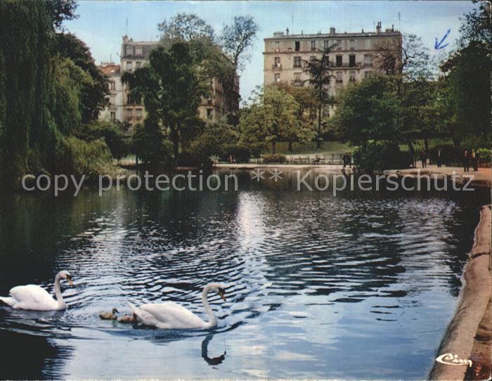 Saint-Mande Val-de-Marne Schwanenteich