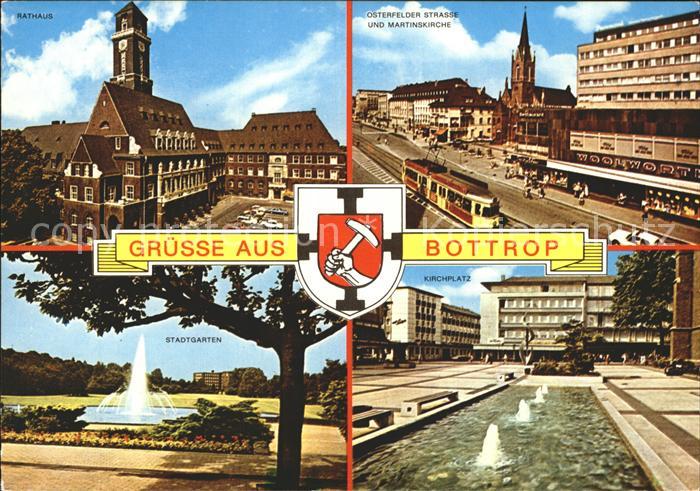 Bottrop Stadtgarten Rathaus Martinskirche