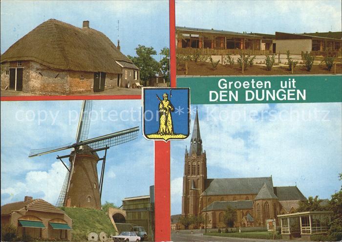 Den Dungen Windmuehle Kirche Bauernhaus
