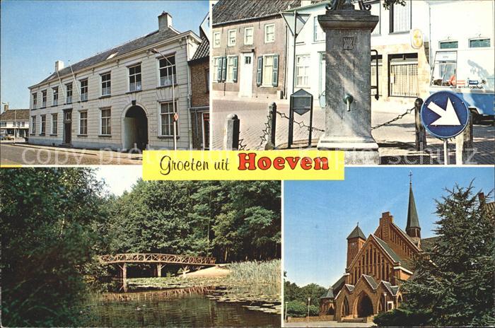 Hoeven Antwerpen Stadtansichten Denkmal Kirche