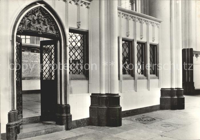 Nijmegen Grote of Sankt Stevenskerk Kooromgang met koor