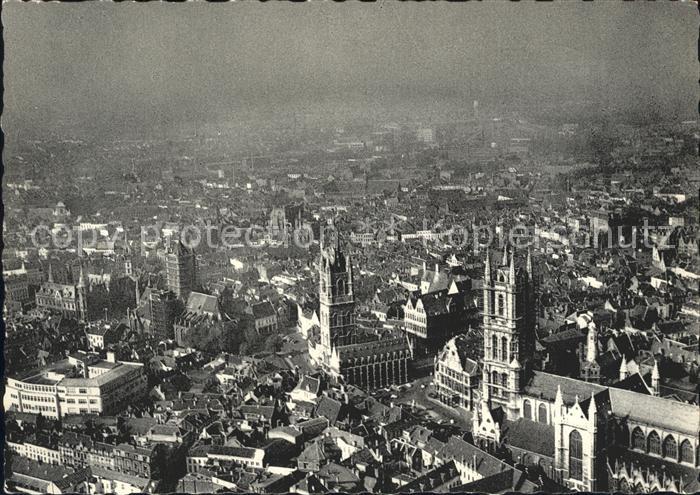Gent Gand Flandre Fliegeraufnahme