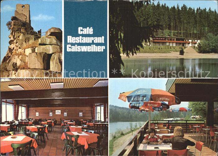 Flossenbuerg Cafe Restaurant Gaisweiher