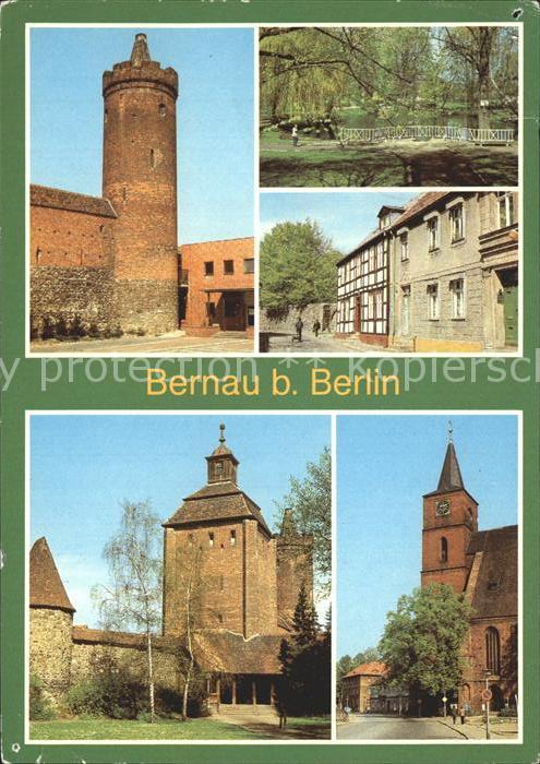 Bernau Berlin schwanenteich Hohensteinstrasse Stadtmauer mit Steintor