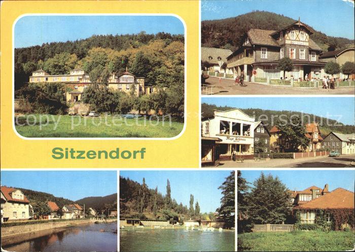 Sitzendorf Thueringen Hotel Bergterrasse Schwarza Hauptstrasse Restaurant zur Li