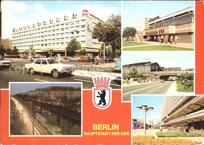 BERLIN  CITY Interhotel Unter den Linden Schoenhauser-Alee Bahnhof Friedrichstra