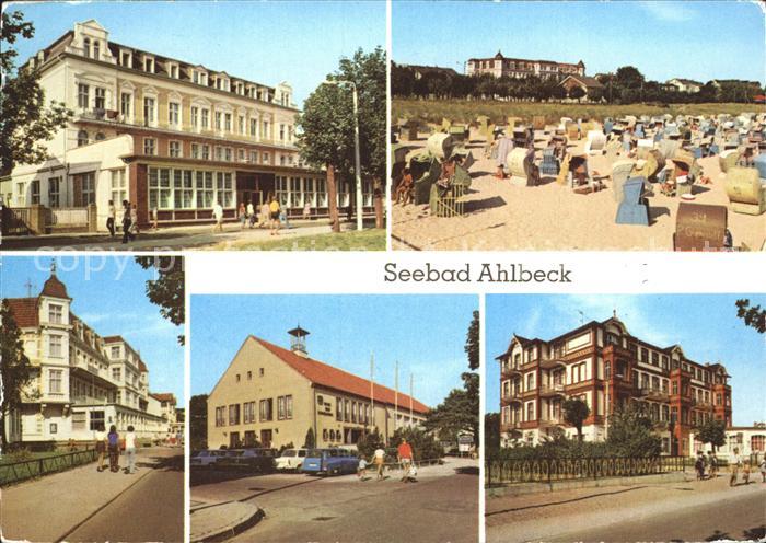 Ahlbeck Ostseebad Strand Ostseehotel Erholungsheime