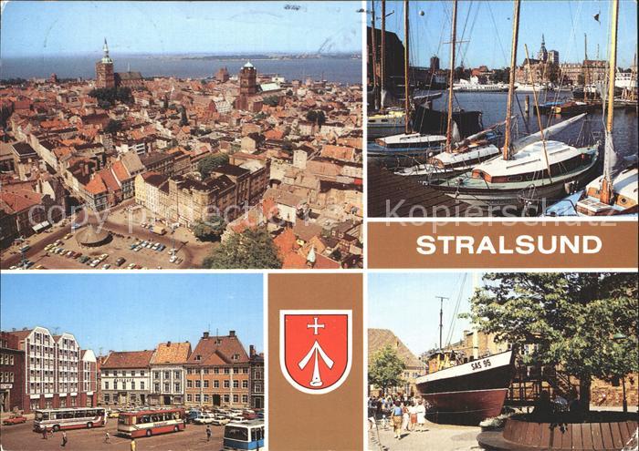 Stralsund Mecklenburg Vorpommern Hafen alter Markt Museum fuer Meereskunde