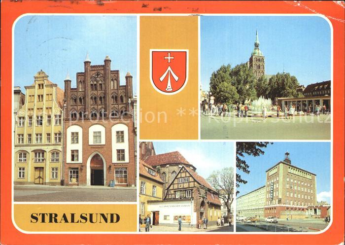 Stralsund Mecklenburg Vorpommern Wulflamhaus am alten Markt Ossenreyerstrasse Ku