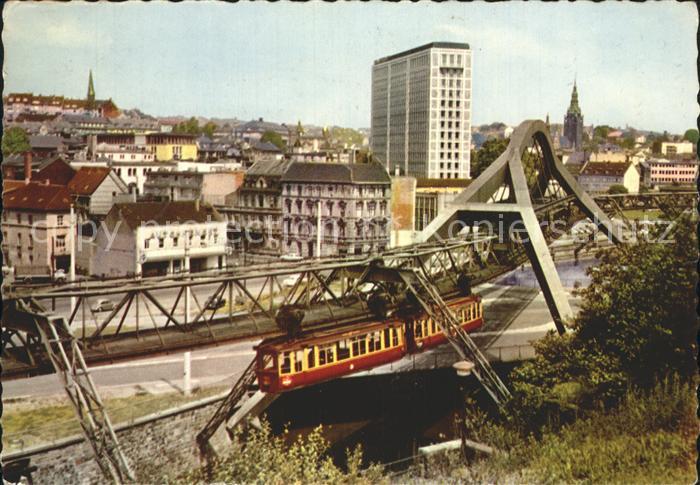 WUPPERTAL NRW Stadtmitte Schwebebahn