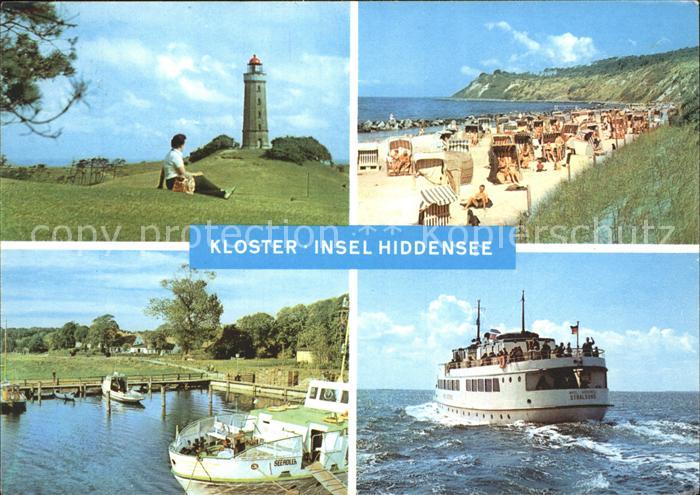 Kloster Hiddensee Leuchtturm Strand