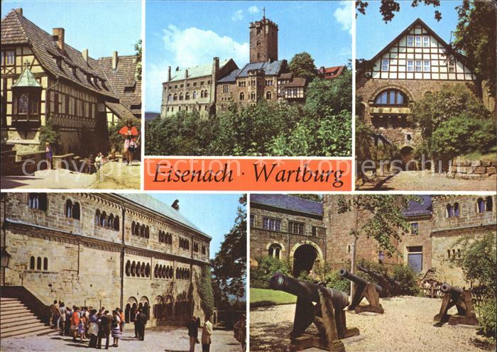 Eisenach Thueringen Wartburg Kanonen