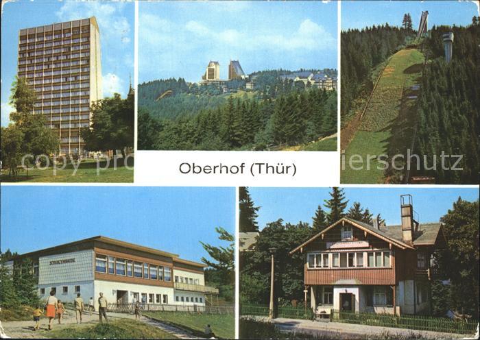 Oberhof Thueringen Interhotel Panorama Schanze am Rennsteig Schanzenbaude