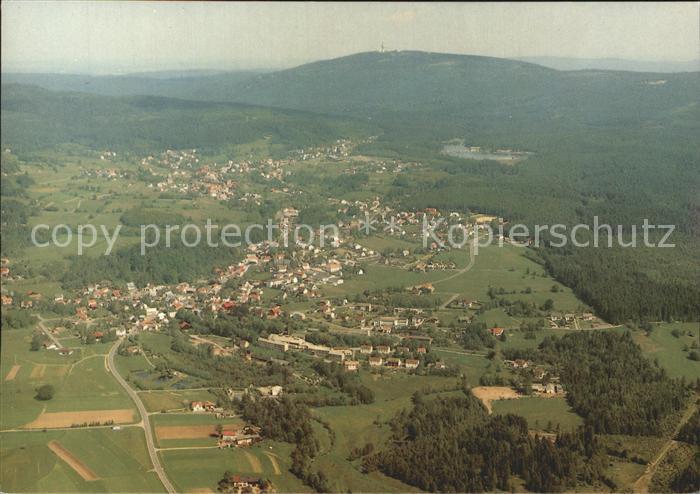 Fichtelberg Bayreuth Fliegeraufnahme mit Fichtelsee