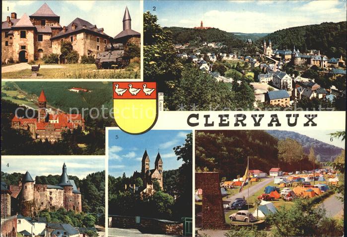 Clervaux Chateau Abbaye Eglise Camping