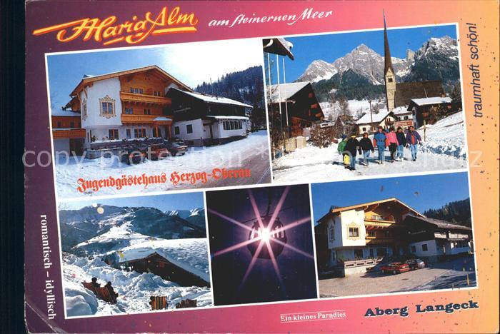 Maria Alm Steinernen Meer Jugendgaestehaus Herzog Oberau