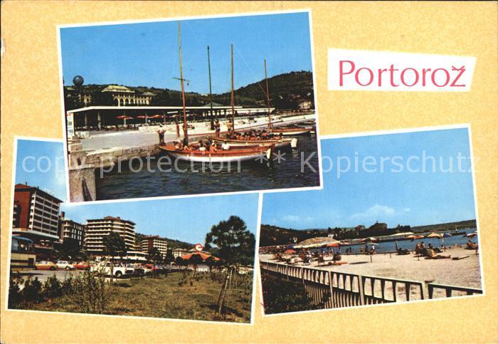 Portoroz Hafen Strand