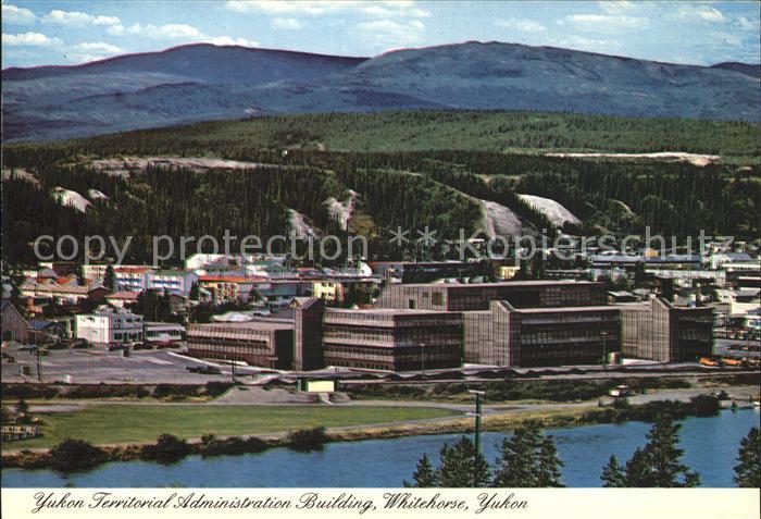 Whitehorse Yukon Territory Fliegeraufnahme Administration Building
