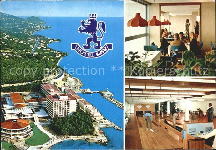 Split Spalato Hotel Lav Fliegeraufnahme