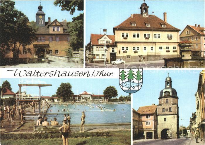 Waltershausen Gotha Schloss Tenneberg Rathaus Nikolaustor Schwimmbad