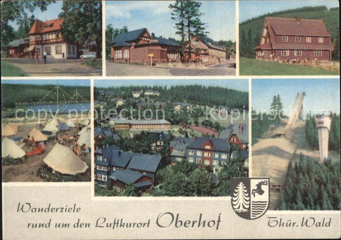Oberhof Thueringen Schweizerhuette Sprungschanze am Rennsteig Kanzlersgrund Luet