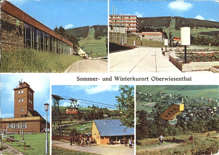 Oberwiesenthal Erzgebirge Fichtelberg Wetterwarte Schwimmbad Sprungschanze