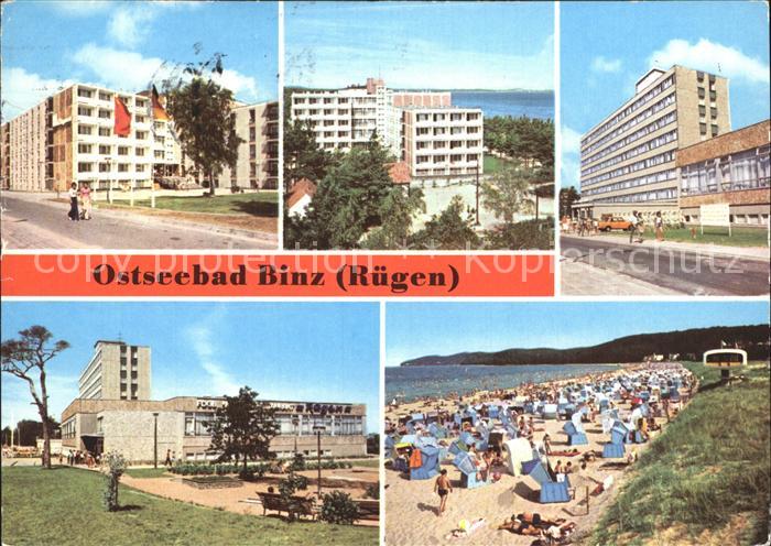 Binz Ruegen Erholungsheime und Strand