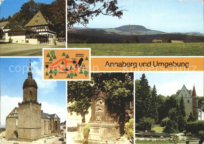 Annaberg-Buchholz Erzgebirge Frohnauer Hammer Poehlberg Elterlein Schlettau Schl