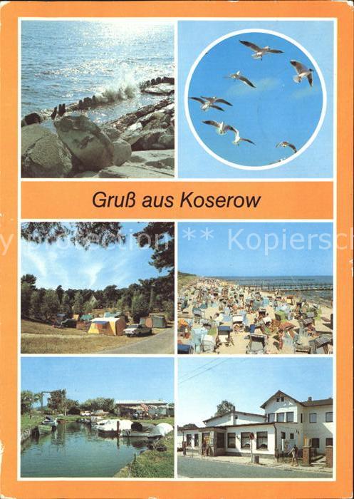 Koserow Ostseebad Usedom Steckelbergmauer Camping Hafen
