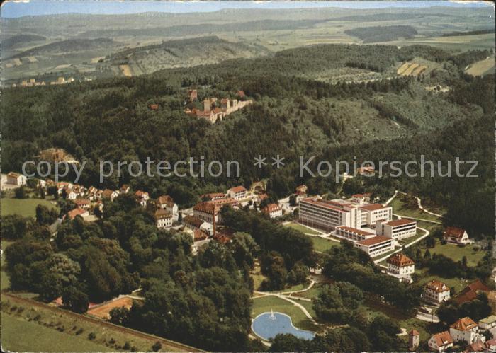 Bad Neustadt Sanatorium Fraenkische Saale Fliegeraufnahme