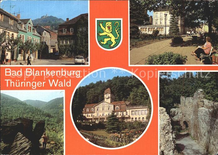 Bad Blankenburg Burgruine Greifenstein Wendelstein Erholungsheim am Goldberg