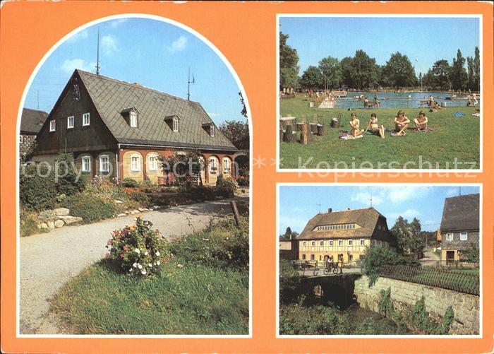 Walddorf Sachsen Eibau Schwimmbad Bruecke