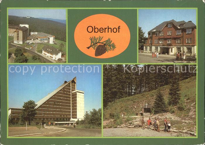 Oberhof Thueringen Erholungsheime und Interhotel Panorama