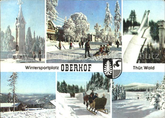 Oberhof Thueringen Skigebiet Sprungschanze