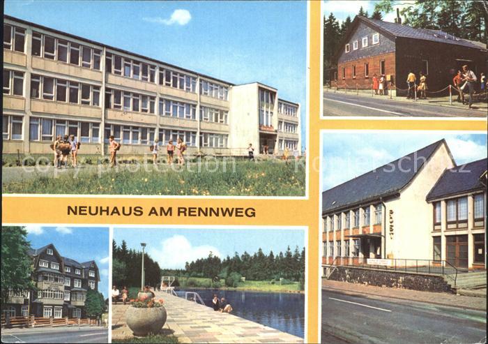 Neuhaus Rennweg Leunawerke Rennsteigbaude Erholungsheim Ernst Thaelmann