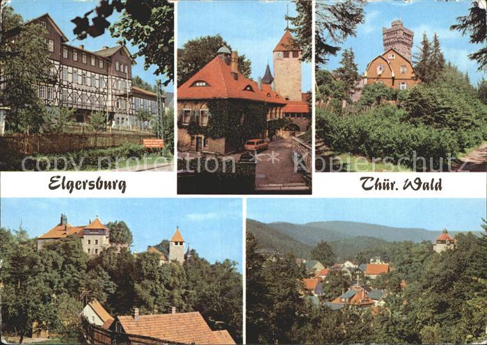 Elgersburg Reichsbahn-Erholungsheim Schloss-Elgersburg Hohe-Warte