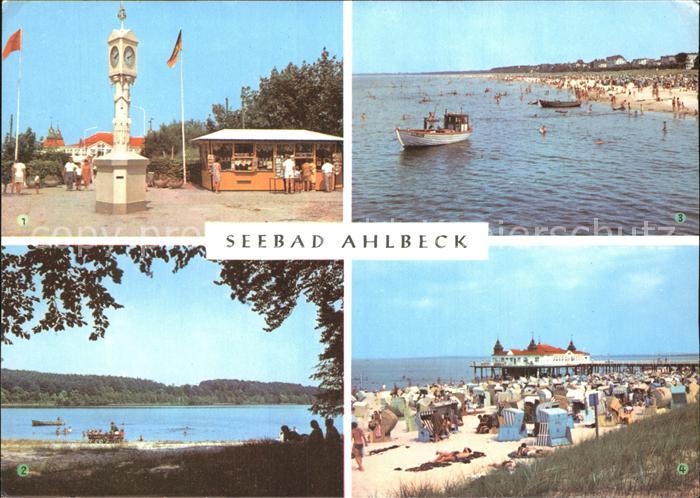 Ahlbeck Ostseebad Seebruecke Wolgastsee Strand