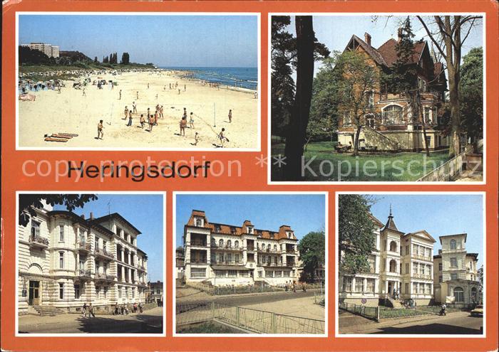 Heringsdorf Ostseebad Usedom Strand Erholungsheime