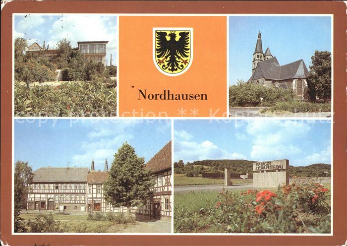 Nordhausen Thueringen Restaurant Stadtterrasse Blasiikirche Blasiiplatz Mahn- un