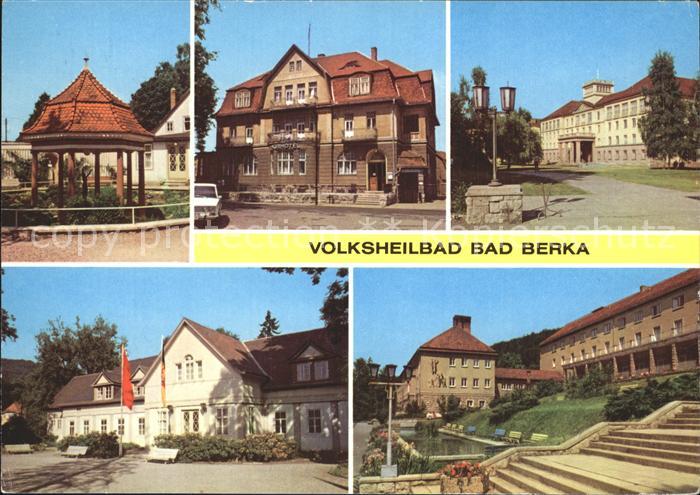 Bad Berka Goethebrunnen Kurhotel Zentralklinik Kurmittelhaus
