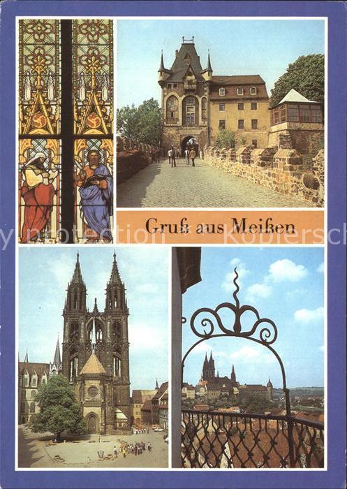 Meissen Elbe Sachsen Albrechtsburg Dom