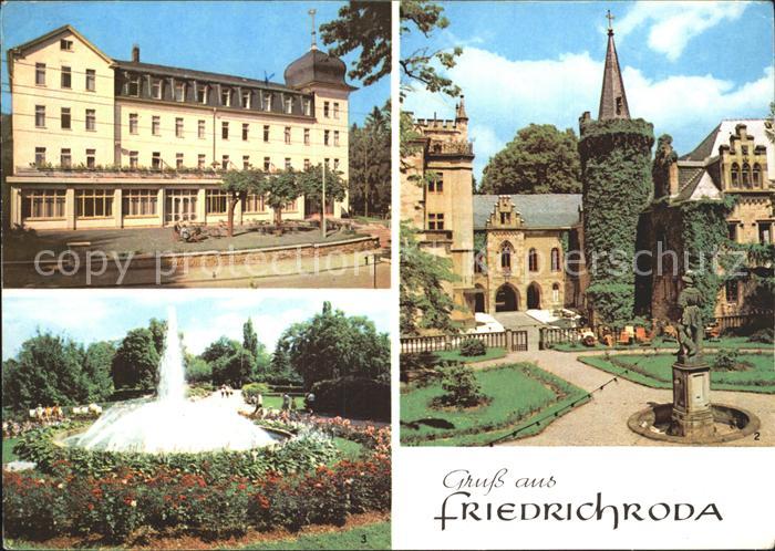 Friedrichsroda Schloss Reinhardsbrunn FDGB Heim Hermann Danz Kurpark