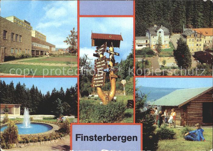 Finsterbergen Erholungsheim Wilhelm Pieck VdN-Kurheim Naturpark Huellrod Blockhu