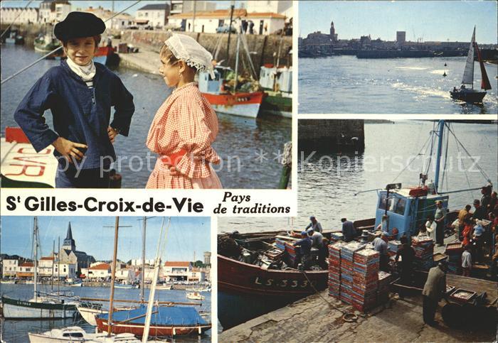 Saint-Gilles-Croix-de-Vie Vendee Hafen