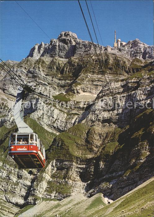 Seilbahn Saentis Schwaegalp Gyrenspitz
