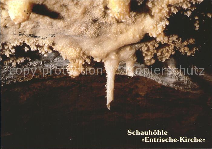 Hoehlen Caves Grottes Schauhöhle Entrische-Kirche Klammstein